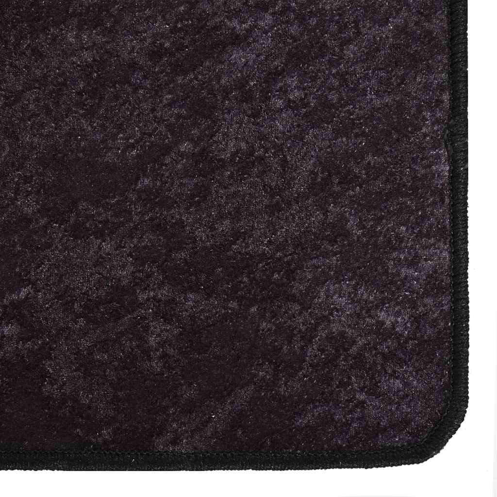 vidaXL Rug | Anthracite | 100% Polyester | 190x300 cm | Area Rug | Rectangular 6
