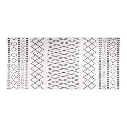 vidaXL Rug Washable Black and White White and Black