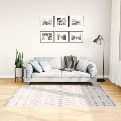 vidaXL Rug Washable Black and White White and Black