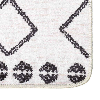 vidaXL Rug | Black and white | 100% Polyester, PVC backing | 160x230 cm 2
