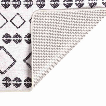 vidaXL Rug | Black and white | 100% Polyester, PVC backing | 160x230 cm 3