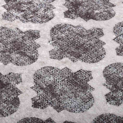 vidaXL Rug Washable 160x230 cm Grey and White 2