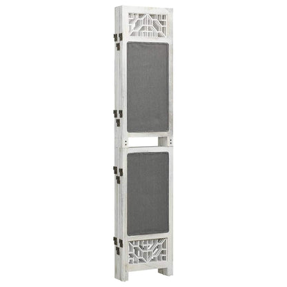 vidaXL 6-Panel Room Divider Grey 210x165 cm Fabric 3