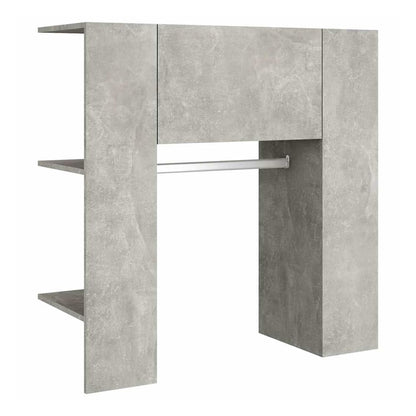 Hallway Cabinets 2 pcs Engineered Wood Concrete grey