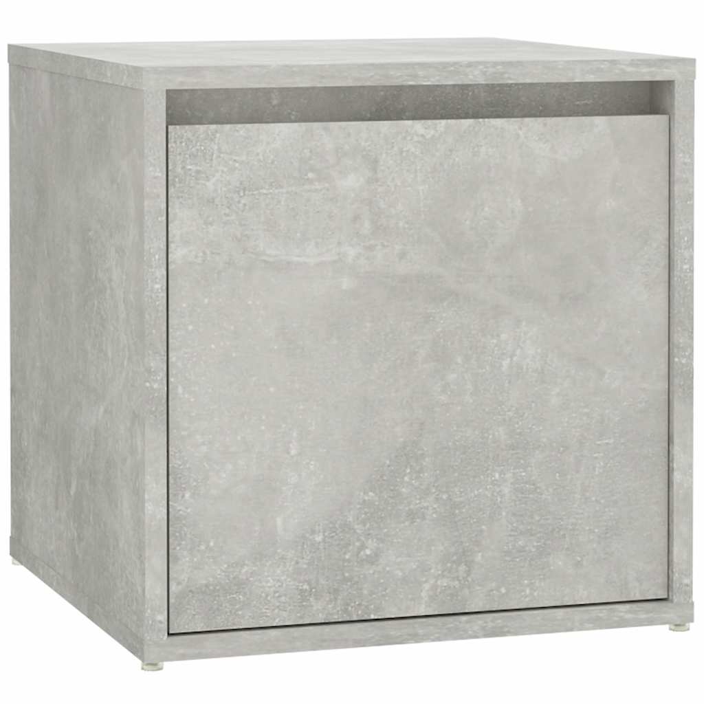 Hallway Furniture Set Engineered Wood Concrete grey
