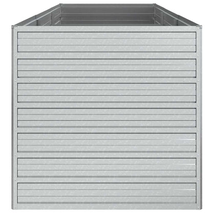 vidaXL Garden Raised Bed | Silver | Galvanised Steel | Large | Garden Raised Bed 5