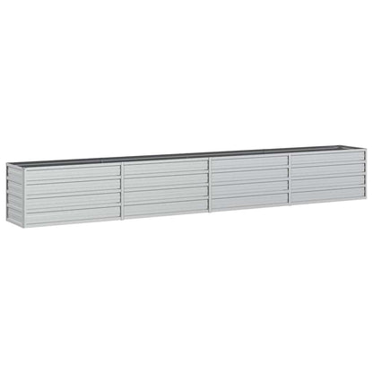 vidaXL Garden Raised Bed | Silver | Galvanized Steel | Large | Durable 2