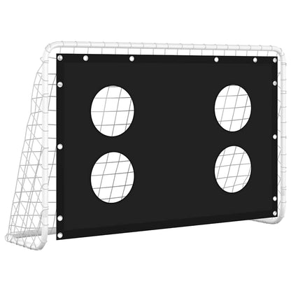 vidaXL Soccer Goal Training Net Steel 184x61x122 cm 2
