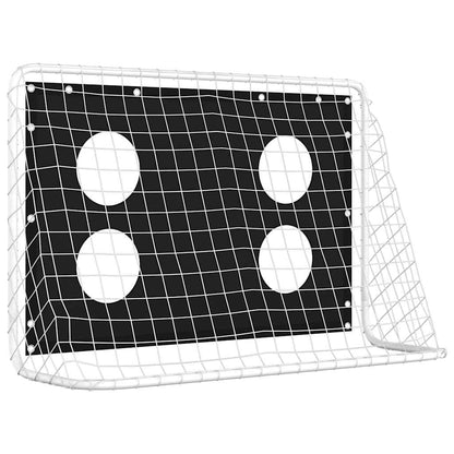 vidaXL Soccer Goal Training Net Steel 184x61x122 cm 5