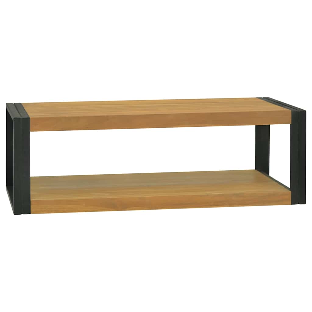vidaXL Bathroom Cabinet | Natural Teak | Solid teak wood 1