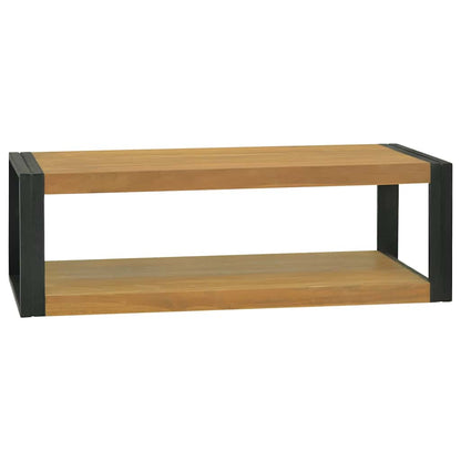 vidaXL Bathroom Cabinet | Natural Teak | Solid teak wood 1