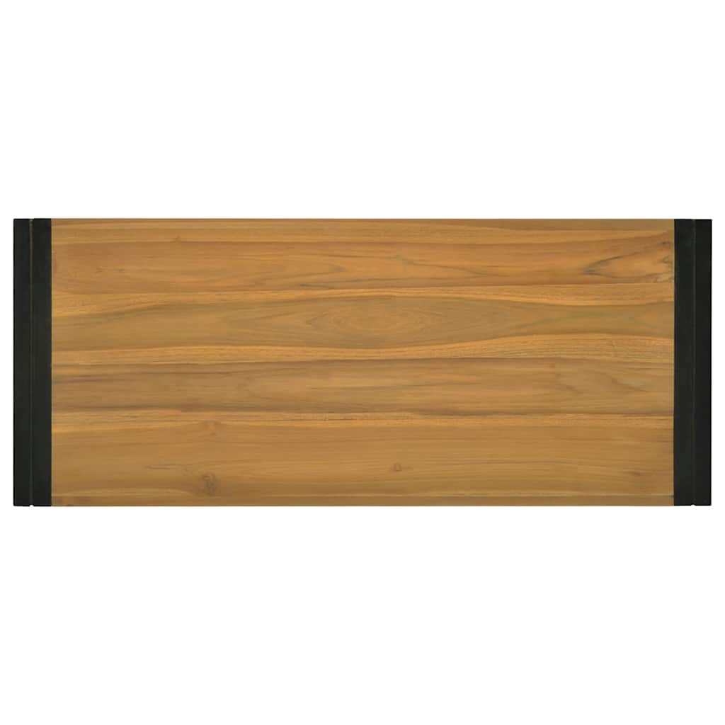 vidaXL Bathroom Cabinet | Natural Teak | Solid teak wood 4