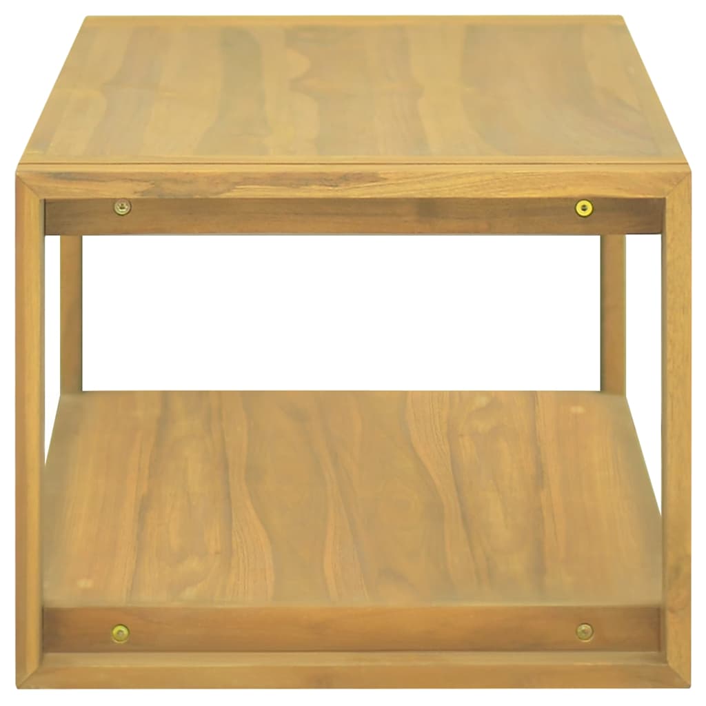 vidaXL Bathroom Cabinet | Natural Teak | Solid Teak Wood | Large 3