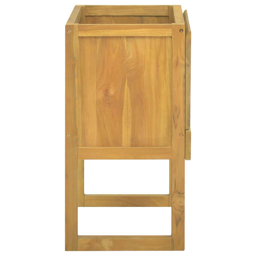 vidaXL Bathroom Cabinet | Natural Teak | Solid Teak Wood | Medium 4
