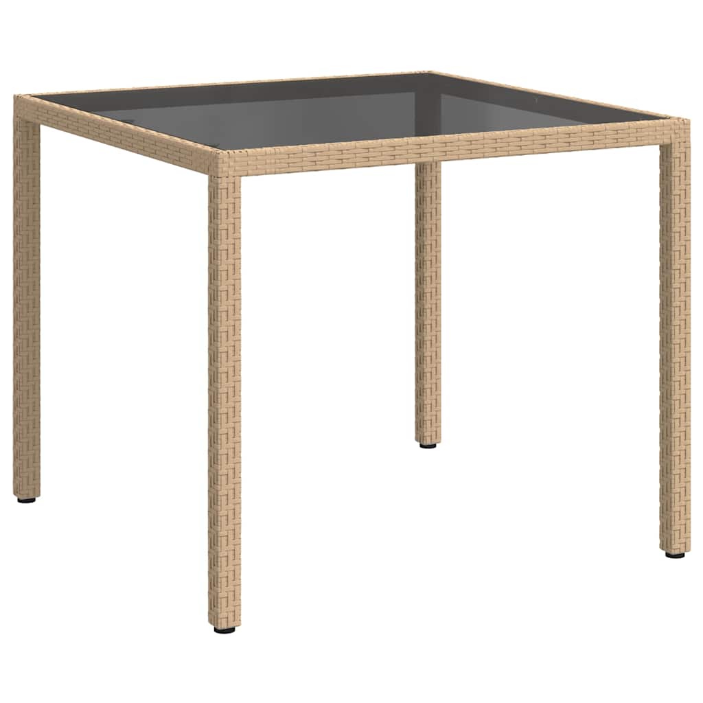 vidaXL Garden Table | Beige and Black 2