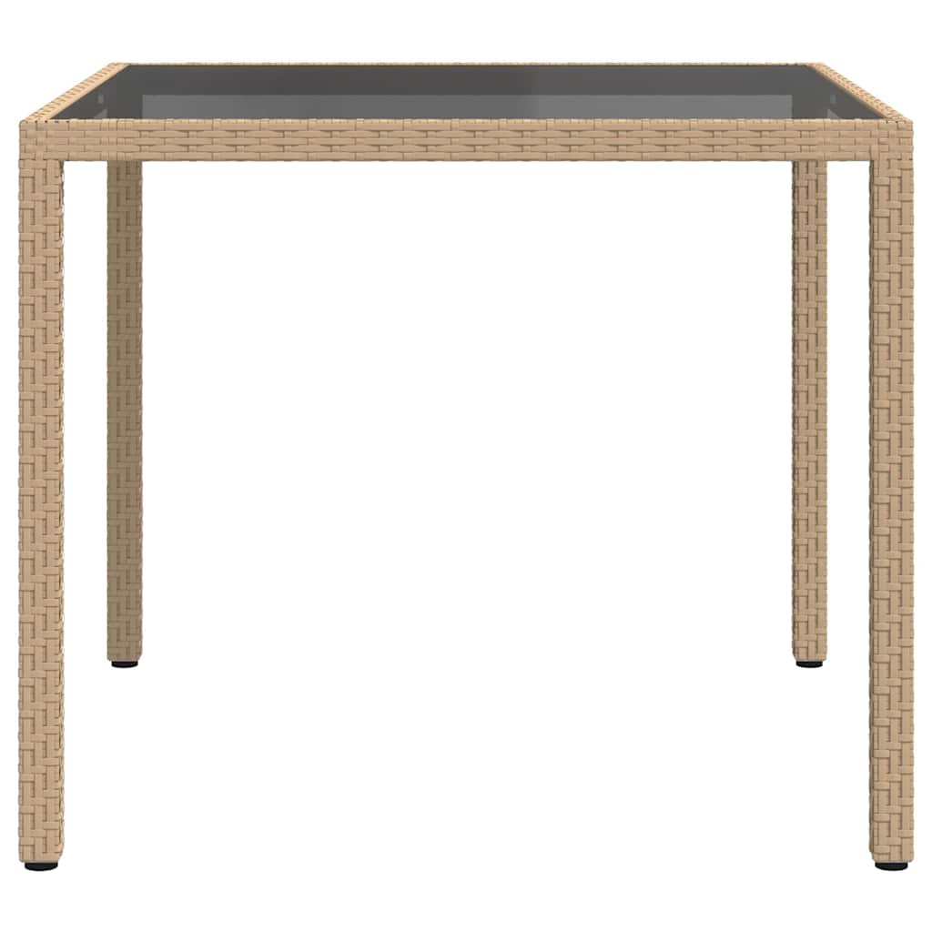 vidaXL Garden Table | Beige and Black 3