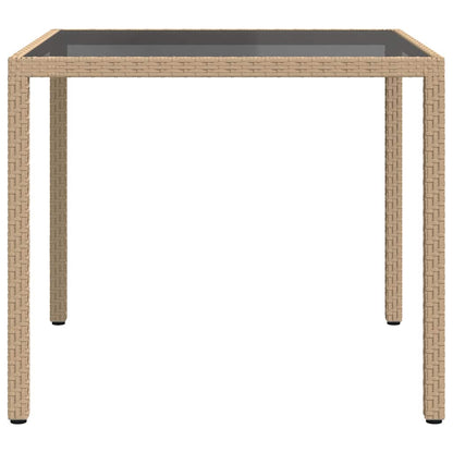 vidaXL Garden Table | Beige and Black 4