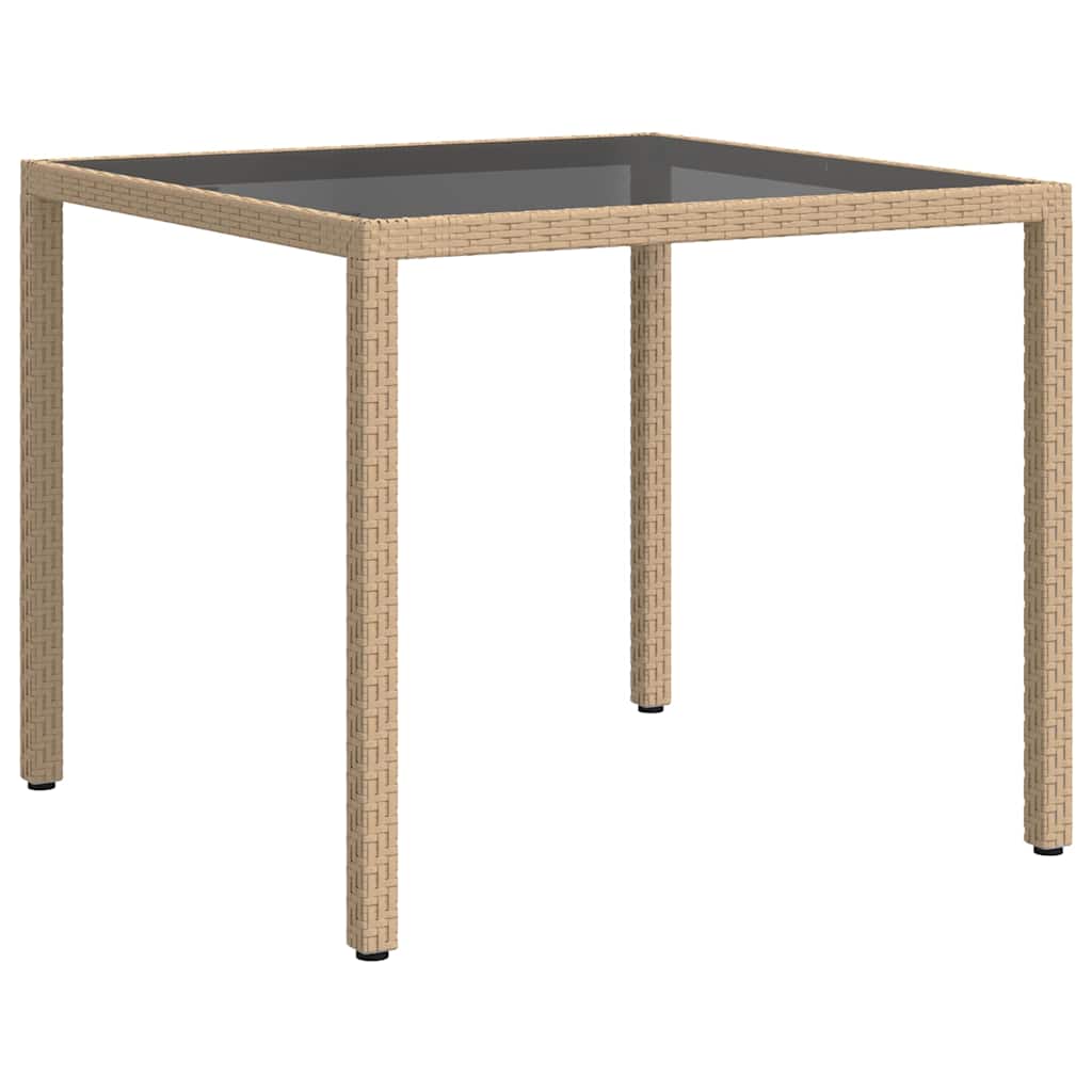 vidaXL Garden Table | Beige and Black 5