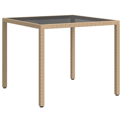 vidaXL Garden Table | Beige and Black 5