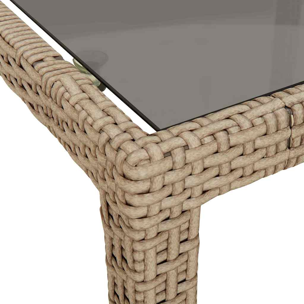 vidaXL Garden Table | Beige and Black 6