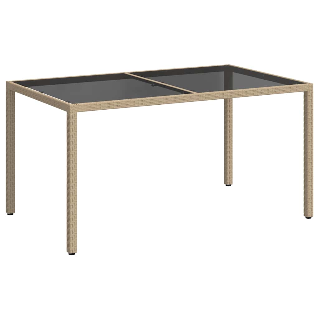 vidaXL Garden Table | Beige and Black 2