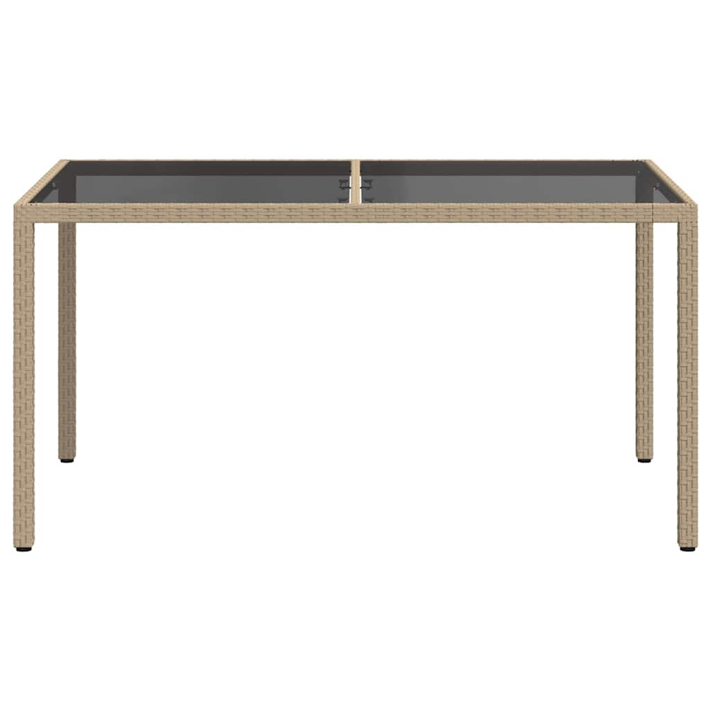 vidaXL Garden Table | Beige and Black 3