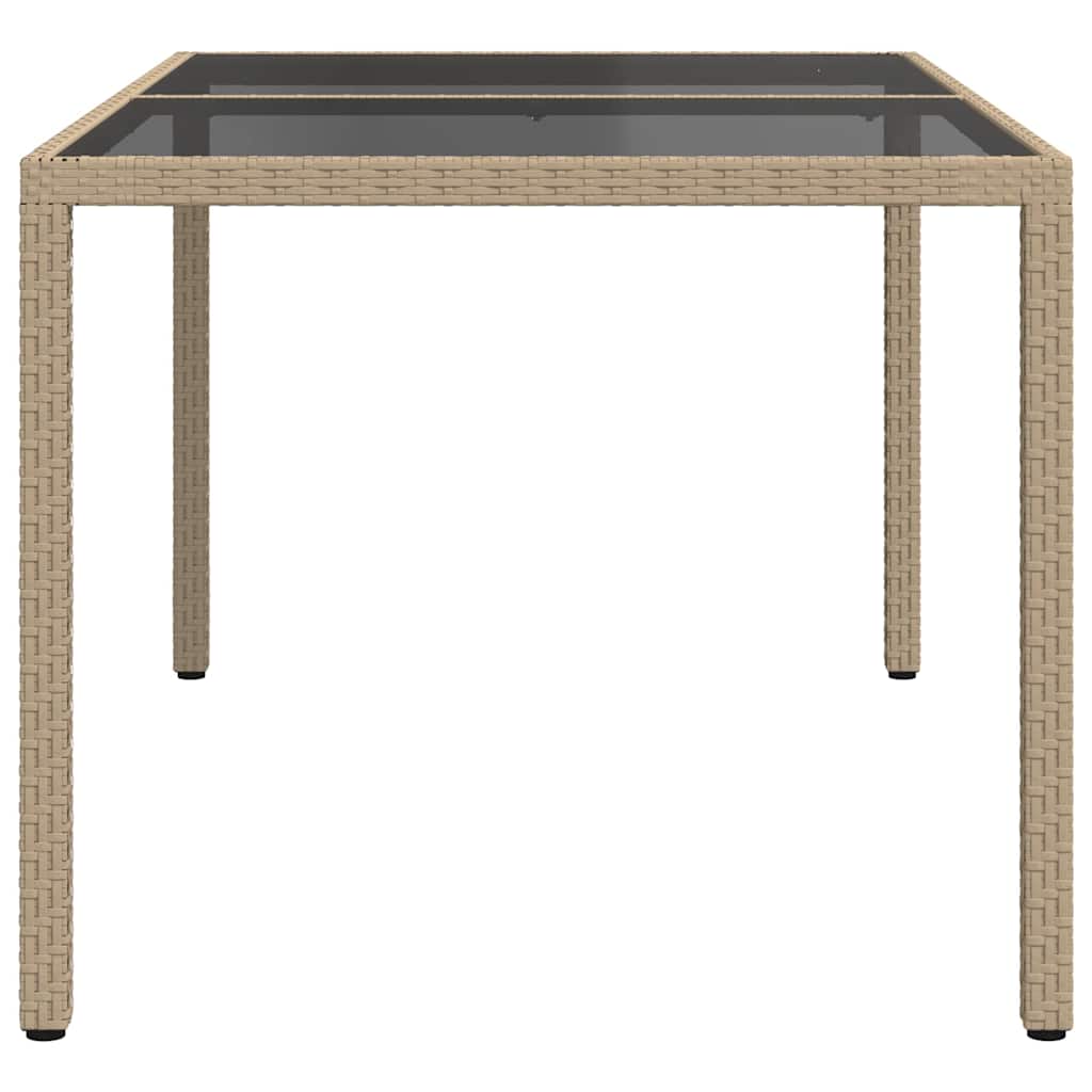vidaXL Garden Table | Beige and Black 4