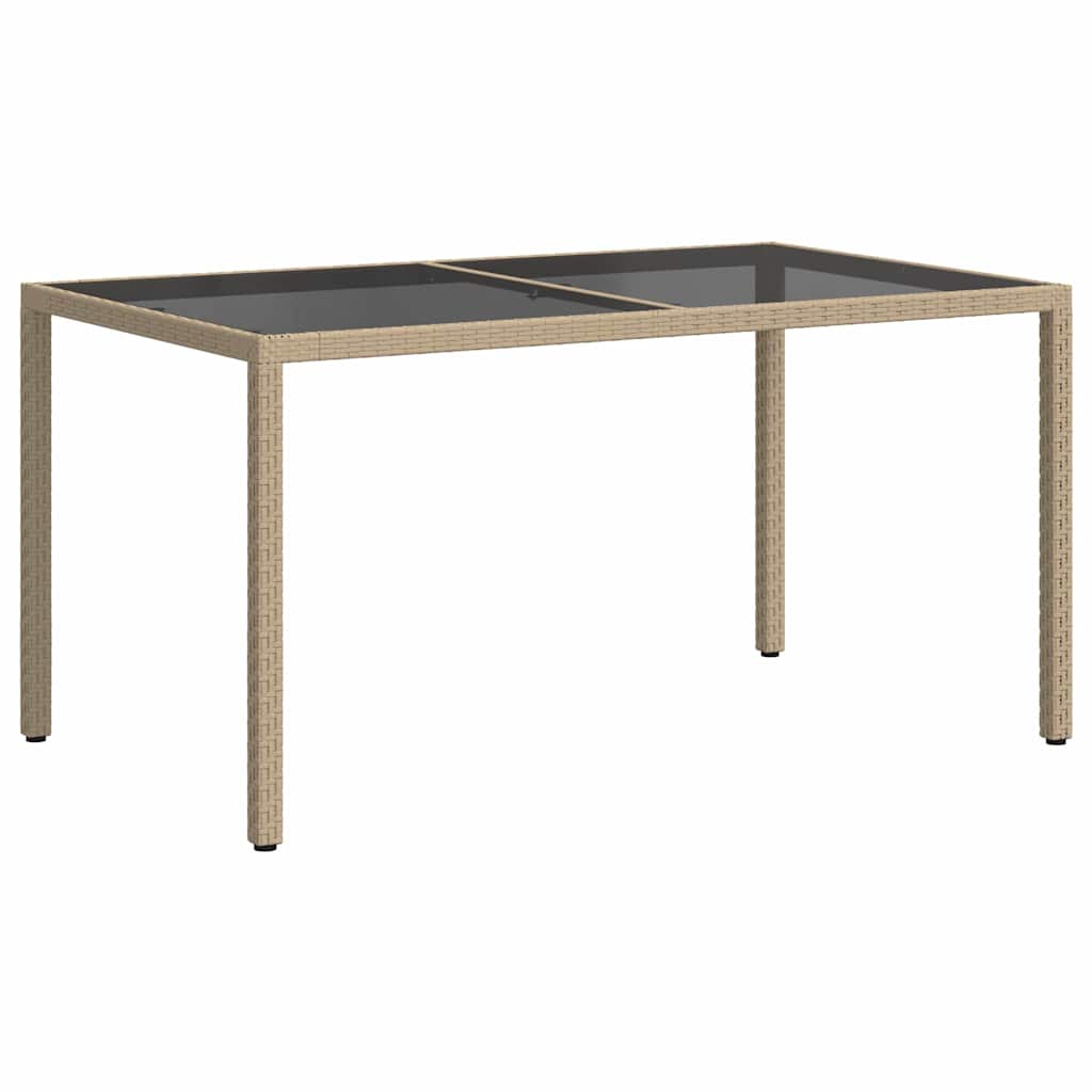 vidaXL Garden Table | Beige and Black 5