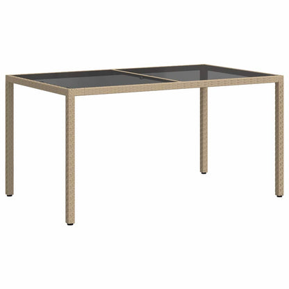 vidaXL Garden Table | Beige and Black 5