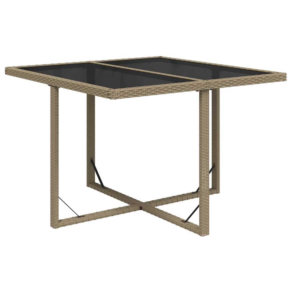 vidaXL Garden Table | Beige and Black 2