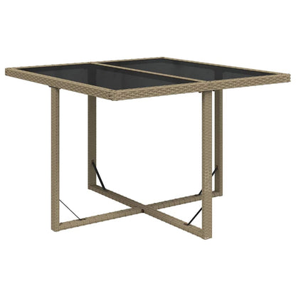 vidaXL Garden Table | Beige and Black 2
