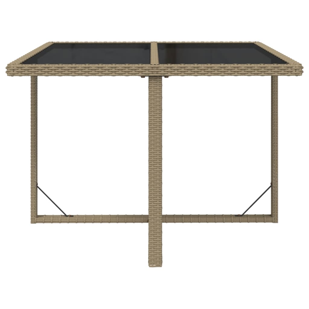 vidaXL Garden Table | Beige and Black 3