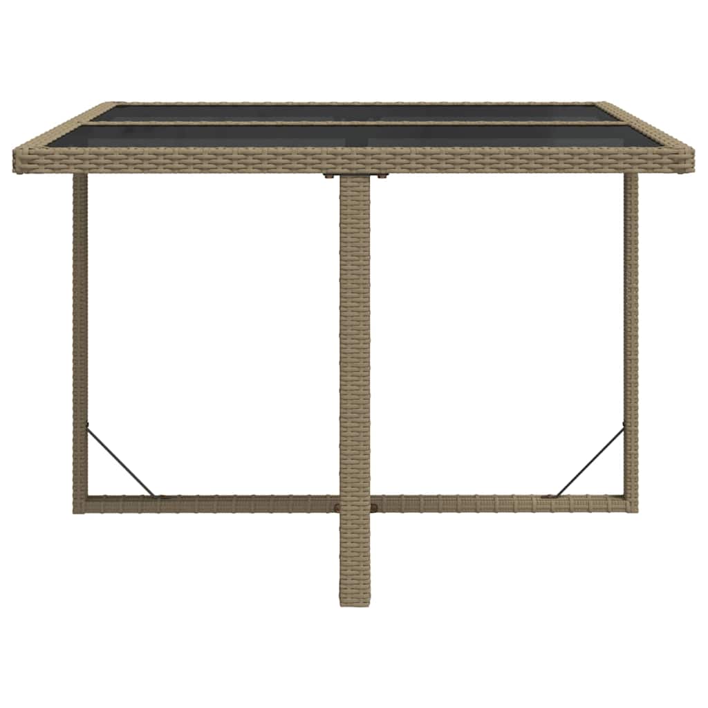 vidaXL Garden Table | Beige and Black 4