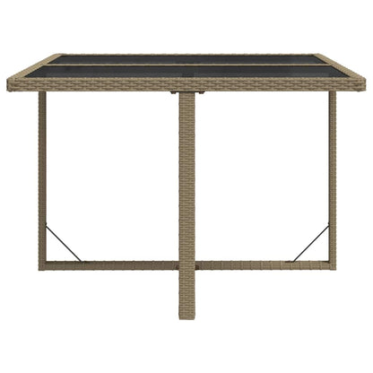 vidaXL Garden Table | Beige and Black 4