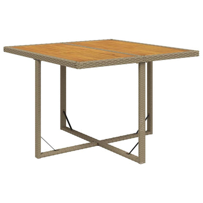 vidaXL Garden Table | Beige and black 2