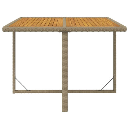 vidaXL Garden Table | Beige and black 4