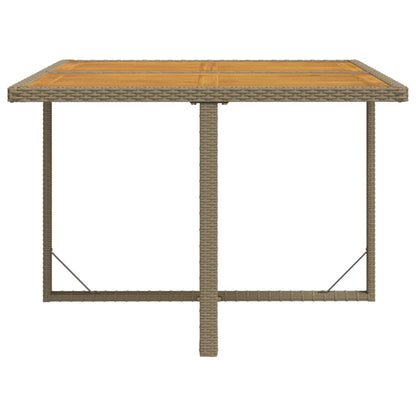 vidaXL Garden Table | Beige and black 5