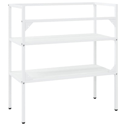 vidaXL Bathroom Washbasin Frame | White | Powder-coated iron | Medium 6