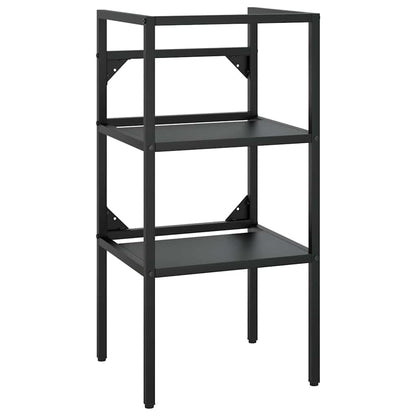 vidaXL Bathroom Washbasin Frame | Black | Iron | Medium 2