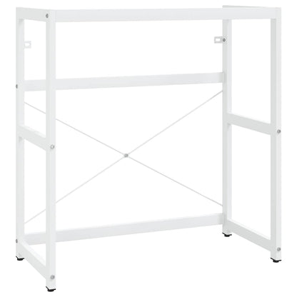 vidaXL Bathroom Washbasin Frame | White | Powder-coated iron | Medium 2