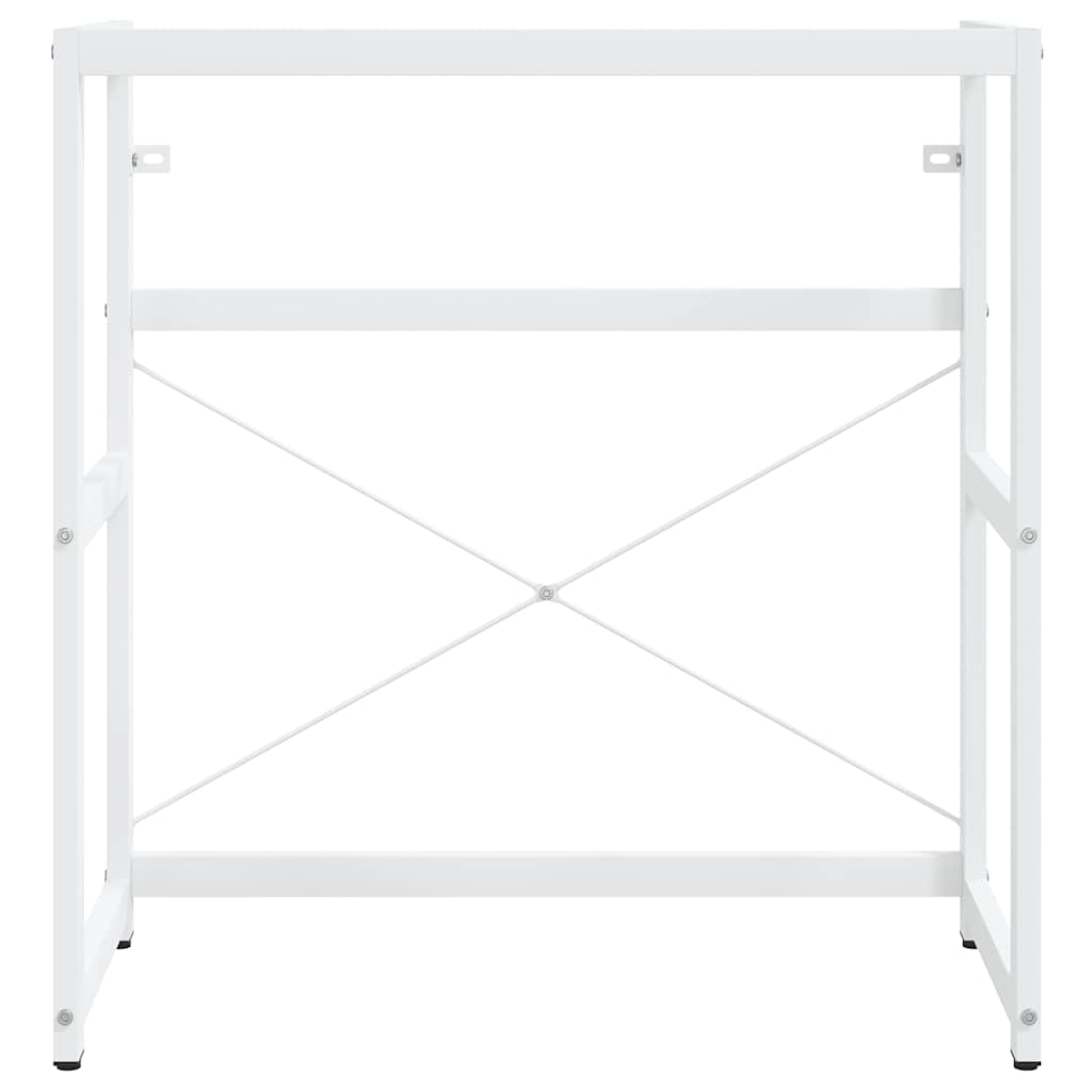 vidaXL Bathroom Washbasin Frame | White | Powder-coated iron | Medium 4