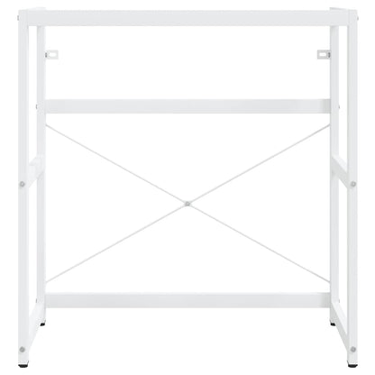 vidaXL Bathroom Washbasin Frame | White | Powder-coated iron | Medium 4