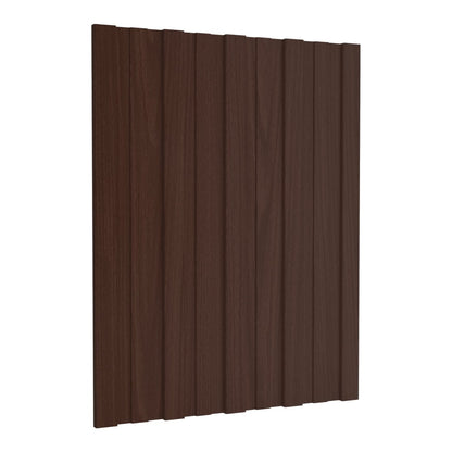 Roof Panel Galvanised steel 36 pcs Brown 60 x 45 cm