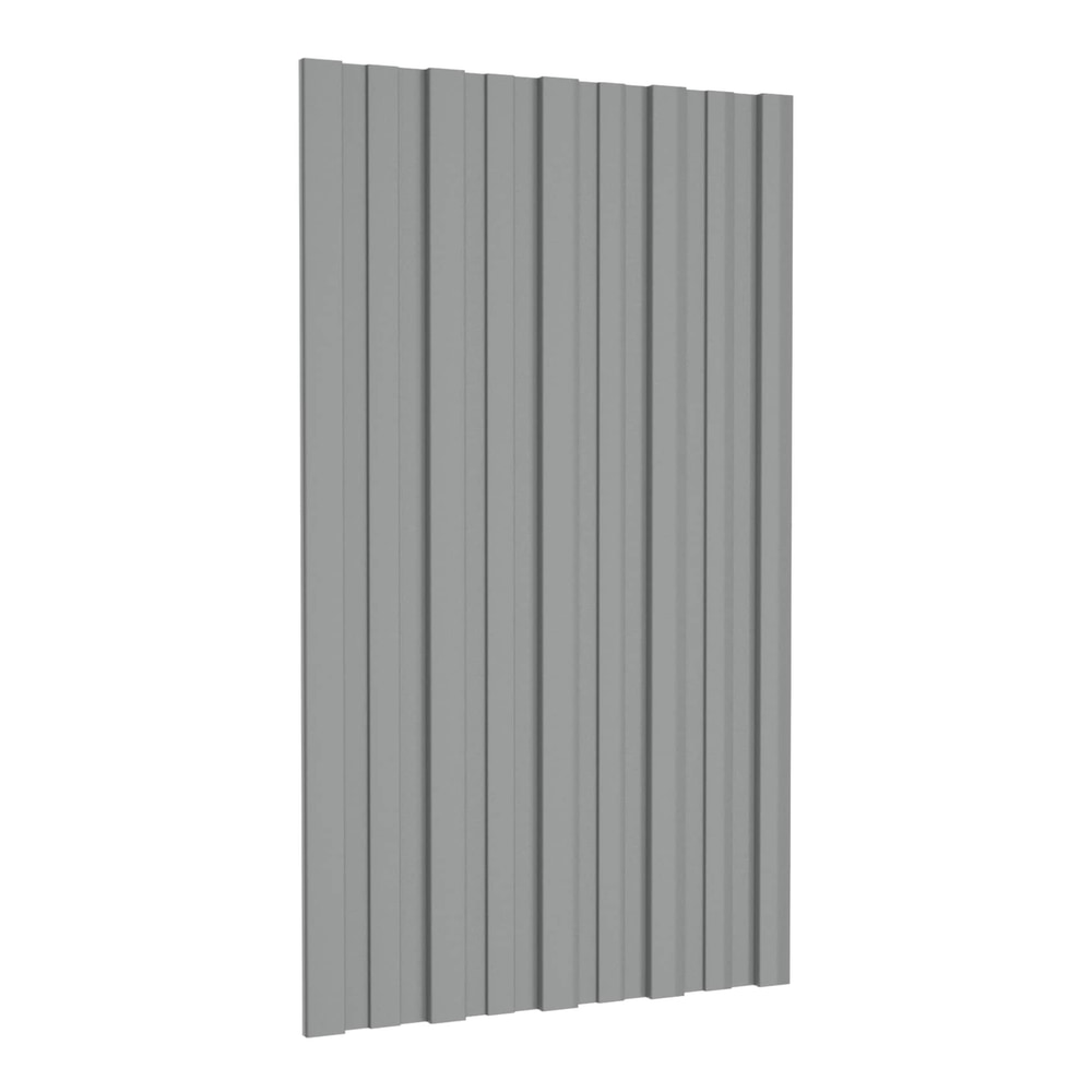 Roof Panel Galvanised steel 36 pcs Grey 80 x 45 cm