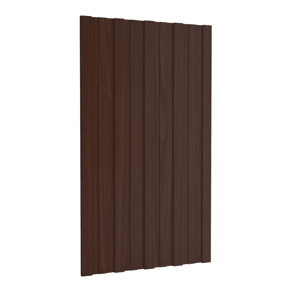 Roof Panel Galvanised steel 36 pcs Brown 80 x 45 cm