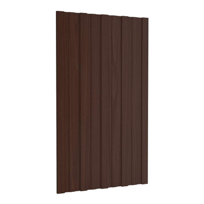 Roof Panel Galvanised steel 36 pcs Brown 80 x 45 cm