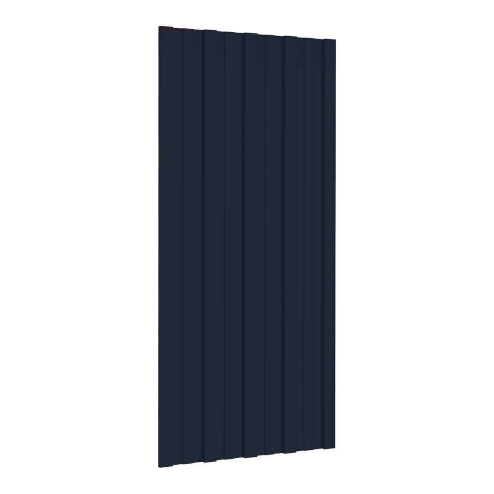Roof Panel Galvanised steel 36 pcs Anthracite 100 x 45 cm