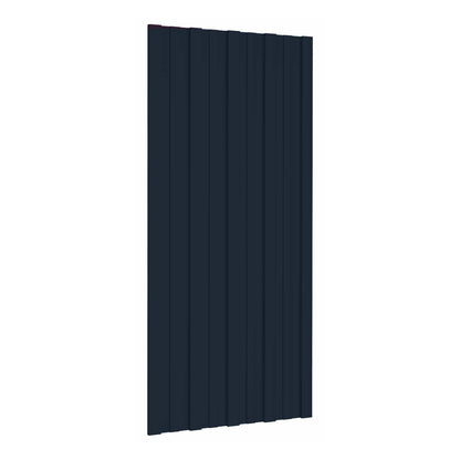 Roof Panel Galvanised steel 36 pcs Anthracite 100 x 45 cm
