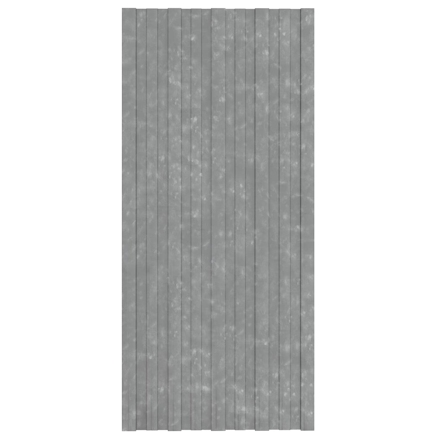 vidaXL Roof Panel 12 pcs Silver 100 x 45 cm Galvanised steel 3