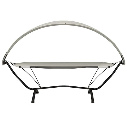 vidaXL Outdoor Lounge Bed | Cream | Steel, Oxford Fabric | Large 3